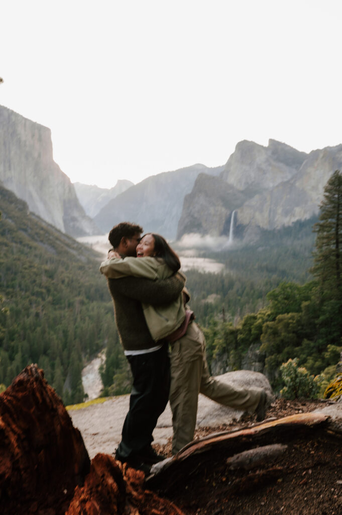 Yosemite Engagement Session Places to Propose Taft Point