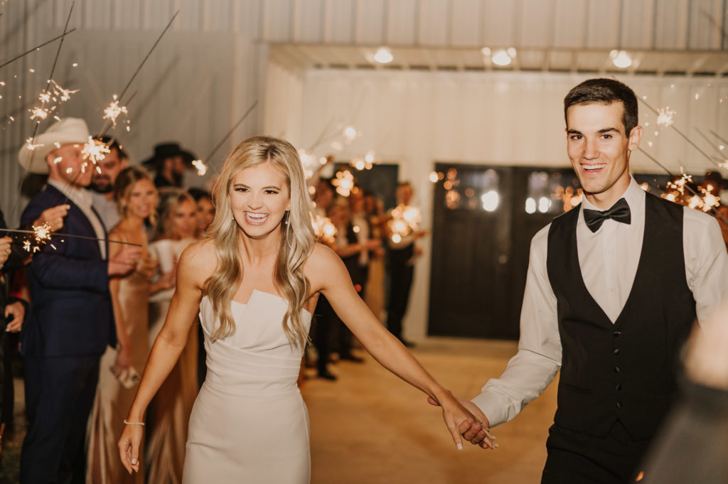 College Station Wedding Photographer / Bride and Groom Exit