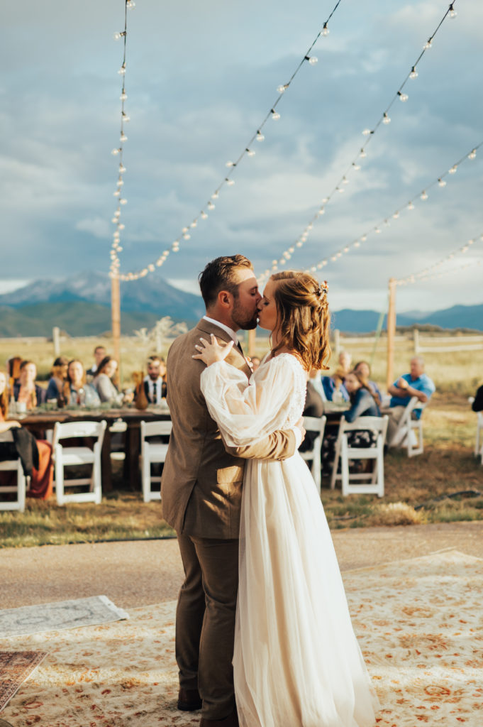 Colorado airbnb wedding reception ideas