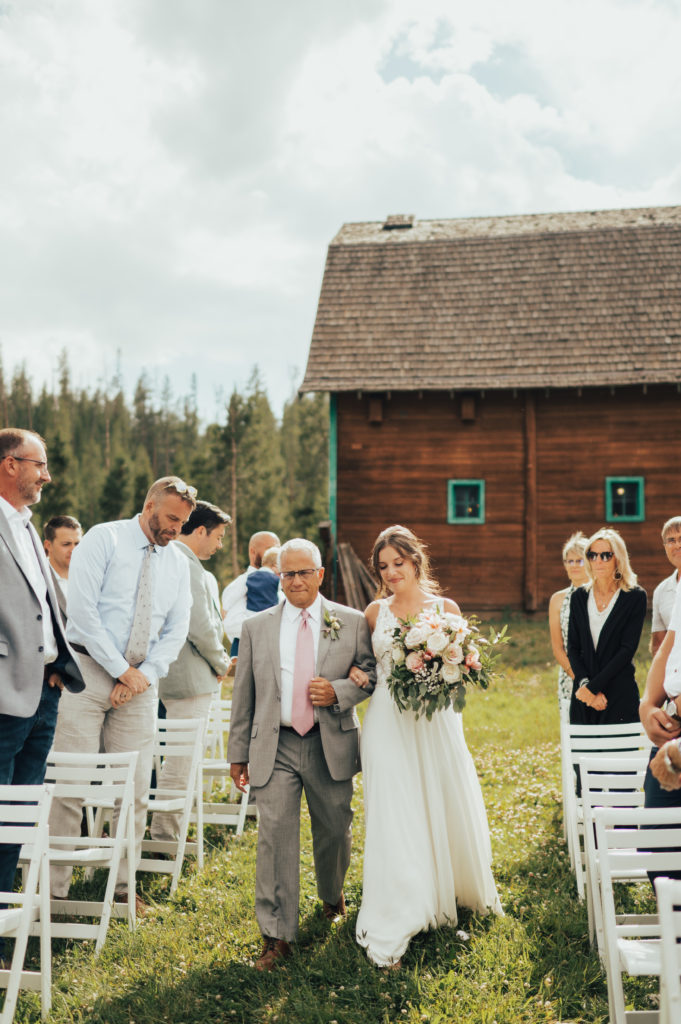 AAA Barn wedding in Grand Lake Colorado