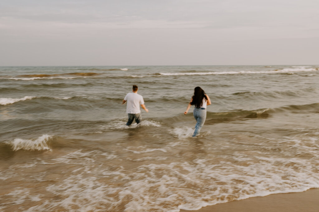 Kohler-Andrae State Park Engagement Session Alecca Synclair Photography
