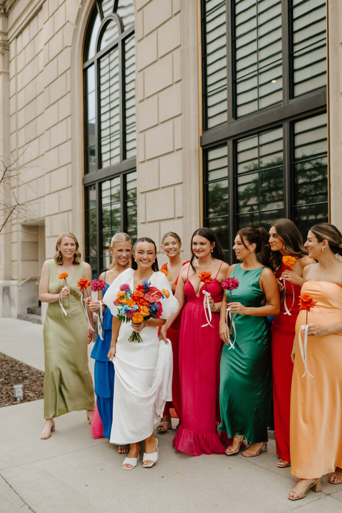 colorful wedding inspiration