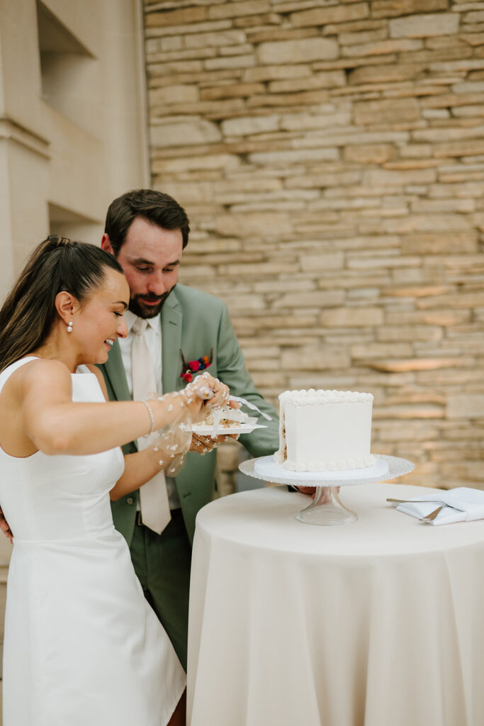 wedding reception at the Des Moines Art Center