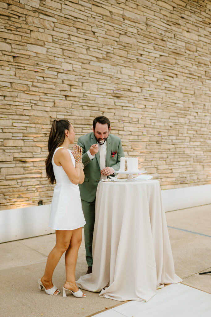 wedding reception at the Des Moines Art Center