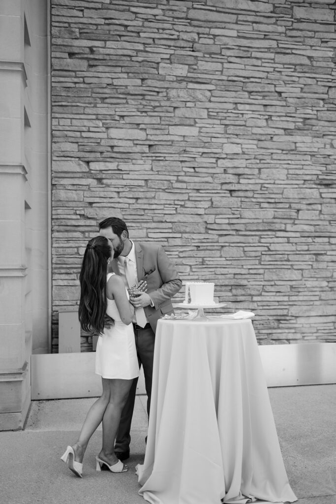 wedding reception at the Des Moines Art Center