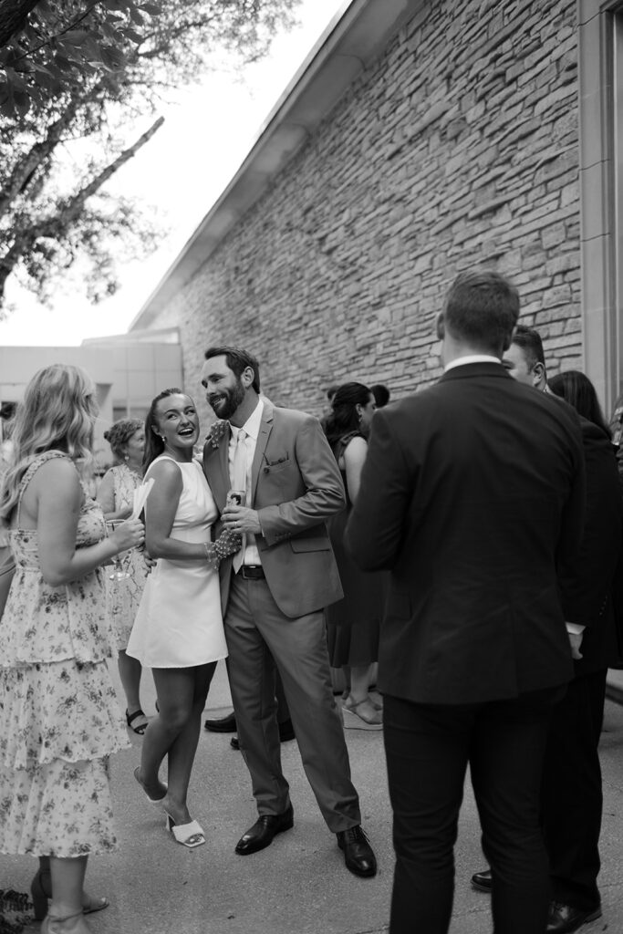 Colorful epic des moines iowa wedding at the Des Moines art center