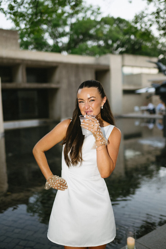 wedding reception at the Des Moines Art Center