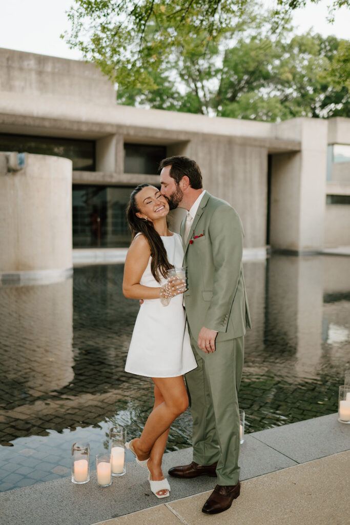 wedding reception at the Des Moines Art Center